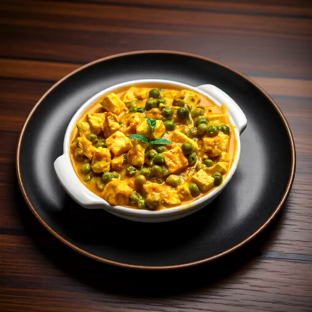Matar paneer