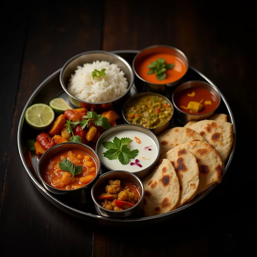 Paneer thali